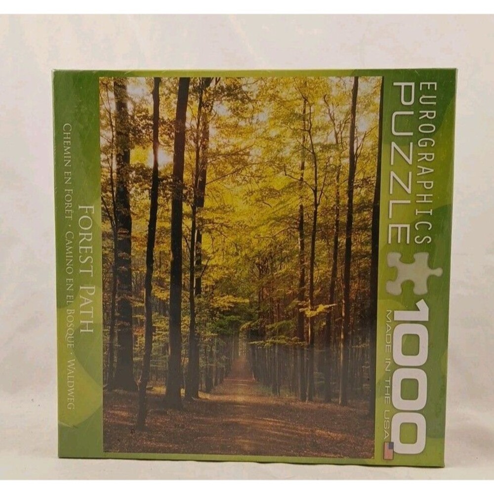 Eurographics 1000 Piece Jigsaw Puzzle-"Forest Path"-NEW/SEALED!